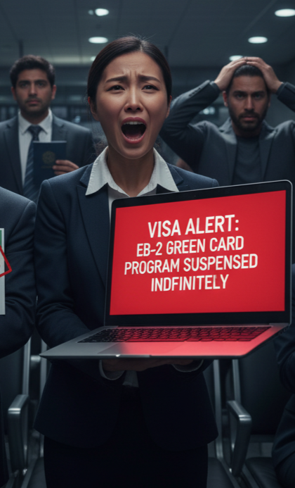 Suspensión temporal de la visa EB-2 en 2025 debido al alto volumen de solicitudes y límites anuales establecidos por el gobierno de EE. UU.