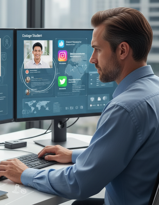 Revisión de redes sociales en solicitudes de visas de estudiante