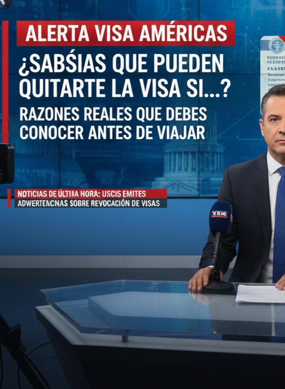 ¿Sabías que pueden quitarte la visa