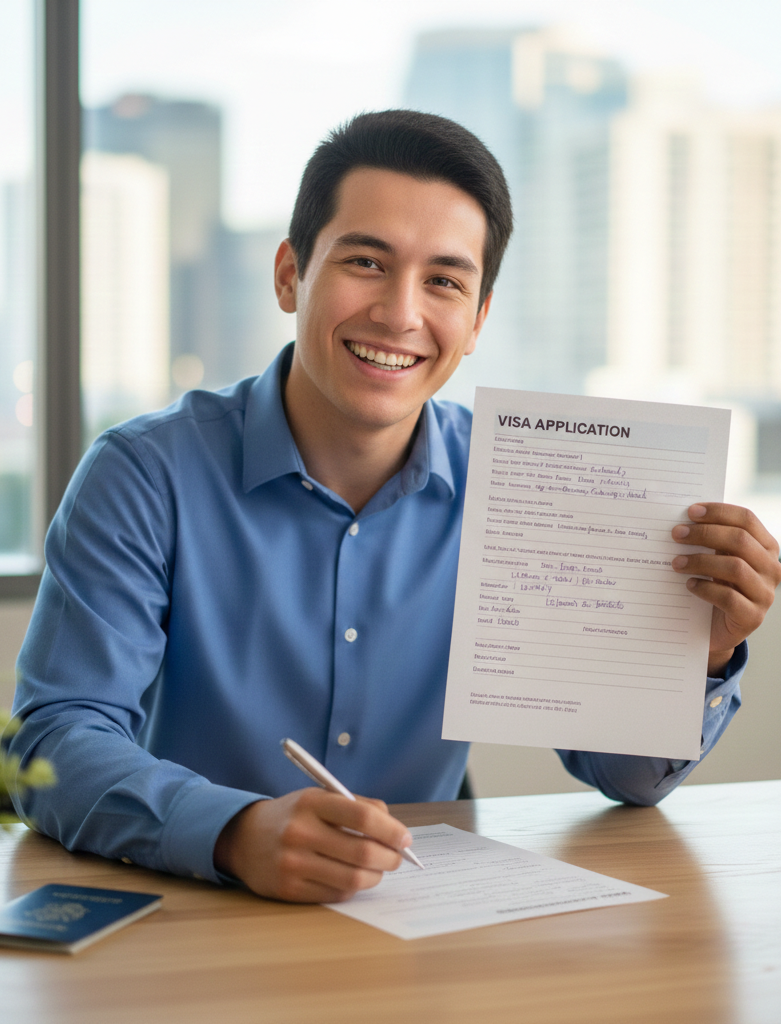 formulario para la visa