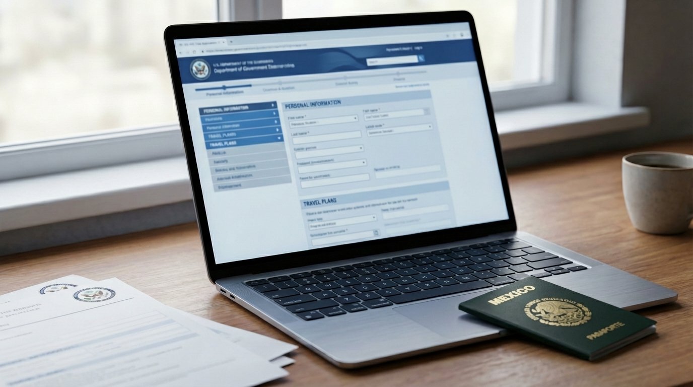 ds 160 solicitud de visa americana