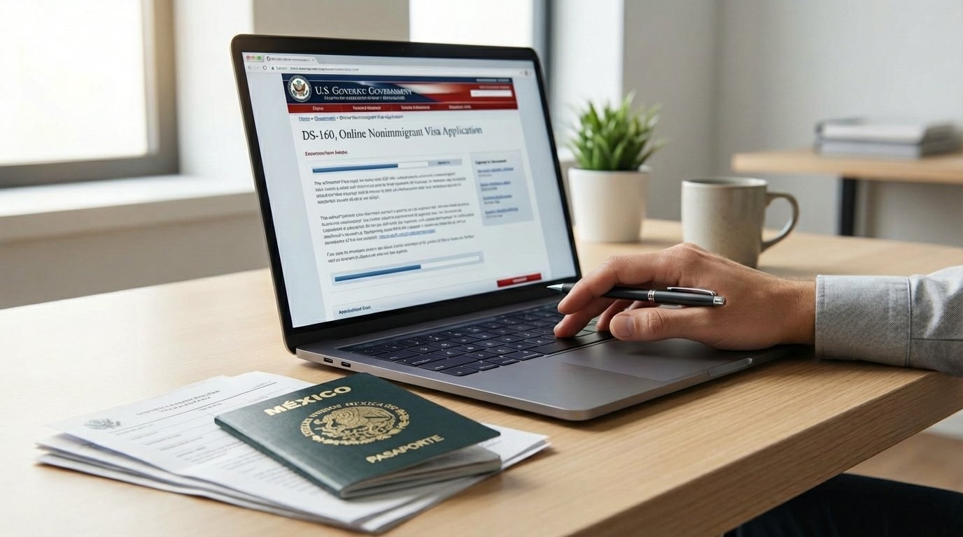 formulario ds160 solicitud de visa americana